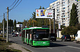 ЛАЗ-Е301D1 #3212 34-го маршрута на улице Валентиновской в районе станции метро "Студенческая"