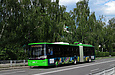 ЛАЗ-Е301D1 #3213 главного маршрута Евро-2012 на улице Аэрофлотской перед проспектом Гагарина