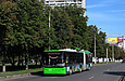 ЛАЗ-Е301D1 #3214 24-го маршрута на проспекте 50-летия ВЛКСМ в районе улицы Познанской