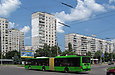 ЛАЗ-Е301D1 #3214 34-го маршрута на улице Блюхера возле станции метро "Студенческая"