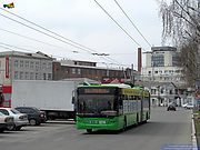 ЛАЗ-Е301D1 #3214 24-го маршрута на улице Броненосца Потемкин возле Конного рынка