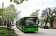 ЛАЗ-Е301D1 #3215 24-го маршрута на улице Якира перед Пролетарским спуском