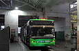 ЛАЗ-Е301D1 #3215 проходит обслуживание в цеху Троллейбусного депо №3