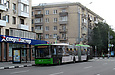 ЛАЗ-Е301D1 #3217 2-го маршрута на проспекте Науки возле улицы Ляпунова