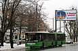 ЛАЗ-Е301D1 #3217 42-го маршрута на улице Гвардейцев-Широнинцев в районе улицы Валентиновской