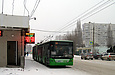 ЛАЗ-Е301D1 #3217 34-го маршрута на улице Валентиновской в районе улицы Академика Павлова