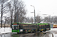 ЛАЗ-Е301D1 #3218 34-го маршрута на разворотном круге конечной станции "Восточная Салтовка"