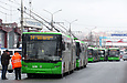 ЛАЗ-Е301D1 #3219 и другие троллейбусы 24-го маршрута на проспекте 50 лет ВЛКСМ
