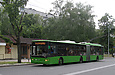 ЛАЗ-Е301D1 #3220 34-го маршрута на улице Валентиновской перед отправлением от остановки "Микрорайон 520"