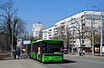 ЛАЗ-Е301D1 #3220 34-го маршрута на улице Валентиновской подъезжает к остановке "Микрорайон 520"