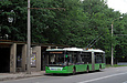 ЛАЗ-Е301D1 #3220 42-го маршрута на улице Гвардейцев-Широнинцев перед отправлением от остановки "Микрорайон 607"