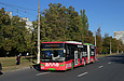 ЛАЗ-Е301D1 #3221 24-го маршрута на Юбилейном проспекте в районе проспекта Тракторостроителей
