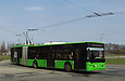 ЛАЗ-Е301D1 #3222  46-го маршрута на круговой развязке бульвара Грицевца и съезда с Окружной дороги