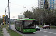 ЛАЗ-Е301D1 #3223 34-го маршрута на улице Валентиновской в районе остановки "Фармацевтический университет"