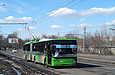 ЛАЗ-Е301D1 #3224 46-го маршрута на Московском проспекте поднимается на Плиточный путепровод
