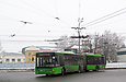 ЛАЗ-Е301D1 #3225 40-го маршрута на перекрестке улицы Сумской и улицы Деревянко