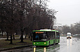 ЛАЗ-Е301D1 #3225 24-го маршрута на Юбилейном проспекте в районе остановки "Салтовский РЭС"
