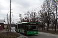 ЛАЗ-Е301D1 #3226 46-го маршрута на бульваре Грицевца отправился от конечной "Микрорайон "Горизонт"