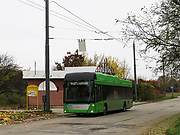 PTS 12 #2717 46-го маршрута на бульваре Грицевца возле конечной станции "Микрорайон "Горизонт"