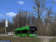 PTS-12 #2719 50-го маршрута на Белгородском шоссе возле пешеходного моста через овраг