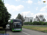 PTS-12 #2723 51-го маршрута на улице Грицевца в районе Дарьяльского переулка