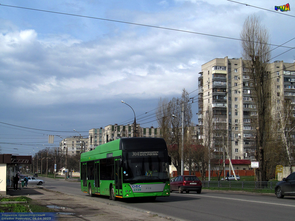 PTS-12 #2739 304-го маршрута на проспекте Героев Сталинграда возле улицы Забайкальской
