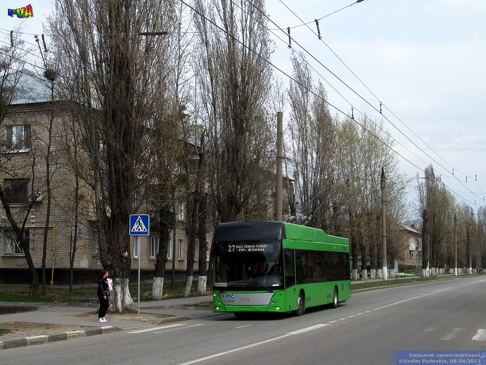 PTS-12 #2740 27-го маршрута на проспекте Любови Малой возле переулка Алексина