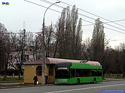 PTS-12 #2745 59-го маршрута на проспекте Героев Сталинграда перед отправлением от остановки "Инфекционная больница"