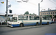 ROCAR-E217 #1004 38-го маршрута на проспекте Ленина перед перекрестком с улицей 23-го Августа