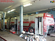ROCAR-E217 #1006 во время окраски в цеху средних и капитальных ремонтов Депо №1