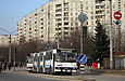 ROCAR-E217 #1007 2-го маршрута на конечной станции "Проспект Победы"