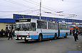 ROCAR-E217 #3006 24-го маршрута разворачивается на конечной "Станция метро "Академика Барабашова"