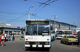 ROCAR-E217 #3010 24-го маршрута разворачивается на конечной "Ст.метро "Барабашова"