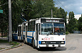 ROCAR-E217 #3013 24-го маршрута на улице Свистуна выезжает из Троллейбусного депо №3