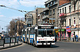 ROCAR-E217 #3016 2-го маршрута на проспекте Правды перед поворотом на улицу Сумскую