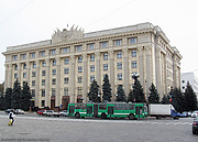 ROCAR-E217 #3017 2-го маршрута на улице Сумской возле здания Харьковской областной государственной администрации