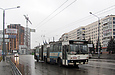 ROCAR-E217 #3018 2-го маршрута на проспекте Ленина возле станции метро "23 Августа"
