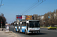 ROCAR-E217 #3020 24-го маршрута на проспекте 50-летия ВЛКСМ отправляется от остановки "Кинотеатр "Россия"