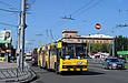 ROCAR-E217 #3023 2-го маршрута на проспекте Ленина пересекает улицу Культуры