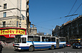 ROCAR-E217 #3026 40-маршрута выполняет поворот с площади Розы Люксембург на Университетскую улицу