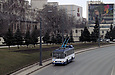 Škoda-14Tr18/6M #2401 5-го маршрута на проспекте Гагарина возле железнодорожного путепровода