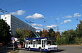 Škoda-14Tr18/6M #2401 18-го маршрута разворачивается на конечной "Больница скорой помощи"