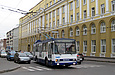 Škoda-14Tr18/6M #2401 12-го маршрута на улице Кооперативной перед поворотом в переулок Короленко