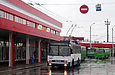 Škoda-14Tr18/6M #2401 разворачивается на конечной станции "Ст.метро "Академика Барабашова"