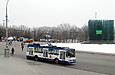 Škoda-14Tr18/6M #2401 18-го маршрута на площади Свободы в районе улицы Тринклера