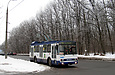 Škoda-14Tr18/6M #2401 18-го маршрута на улице Деревянко в районе улицы Космонавтов