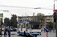 Škoda-14Tr18/6M #2401 поворачивает с проспекта Гагарина на проспект Героев Сталинграда