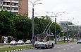 Škoda-14Tr18/6M #2402 3-го маршрута на проспекте Гагарина между улицами Кирова и Державинской