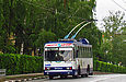Skoda-14Tr18/6M #2402 5-го маршрута на улице Аэрофлотской перед перекрёстком с проспектом Гагарина