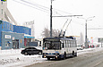 Škoda-14Tr18/6M #2402 5-го маршрута на проспекте Гагарина отправился от остановки "Улица Державинская"
